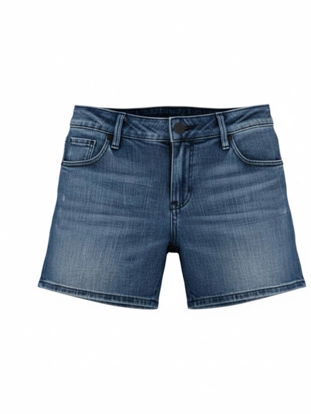 True Religion Women's Mid-Rise Denim Shorts in Faded Blue size 26